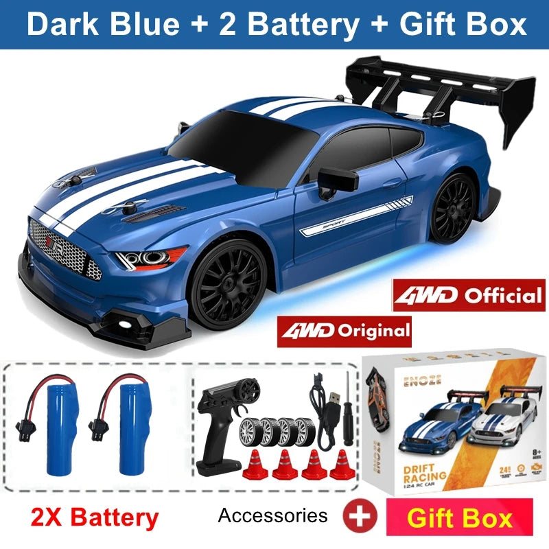 4WD RC Drift Car 1:24 Scale Remote Control Racing