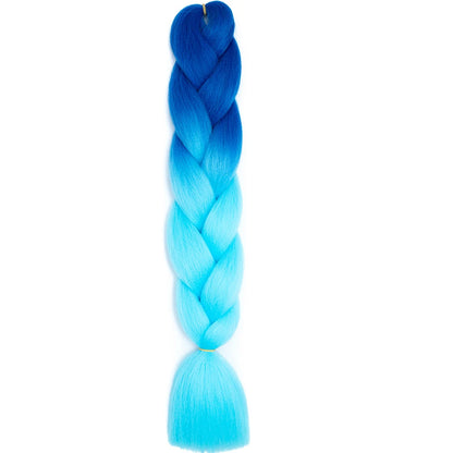 24 Inch Jumbo Braiding Hair Synthetic Afro Ombre Extensions