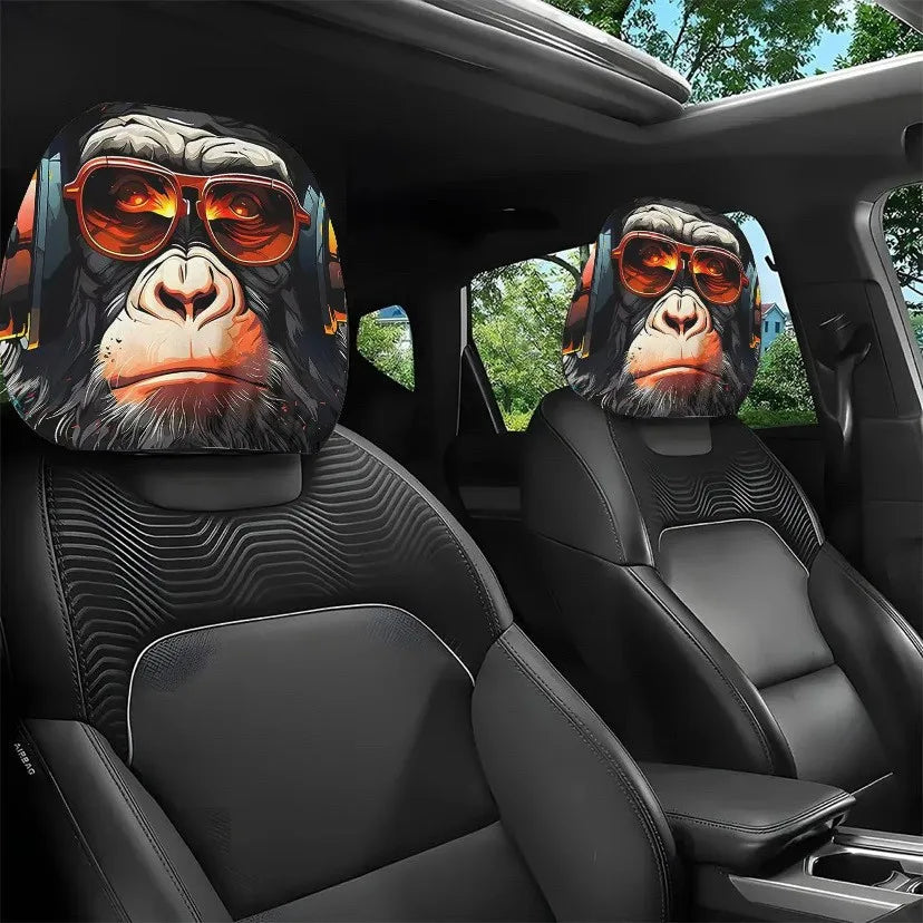 Halloween Car Headrest Covers Decorative Auto Seat Pillowcase