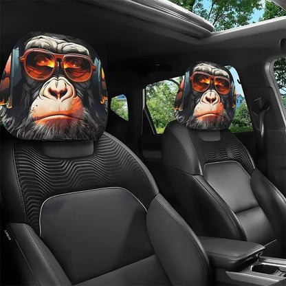 Halloween Car Headrest Covers Decorative Auto Seat Pillowcase