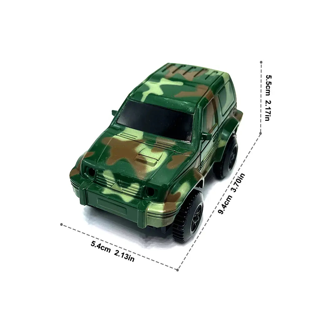 Glowing Race Track Car Toy LED Light Up Vehicle Part