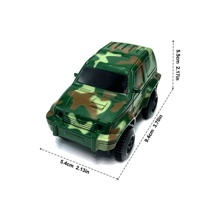 Glowing Race Track Car Toy LED Light Up Vehicle Part
