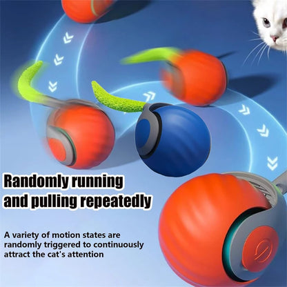 Smart Cat Toy Interactive Ball Touch Sounding Squeak