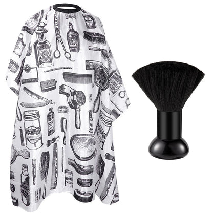 1/2PCS Professional Hair Cutting Apron Salon Barber Cape Hair Cutting Waterproof Cloth Hair Cutting Apron Barber Accessories