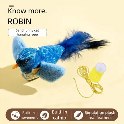Electric Simulation Bird Cat Toy Chirping Sound Teaser