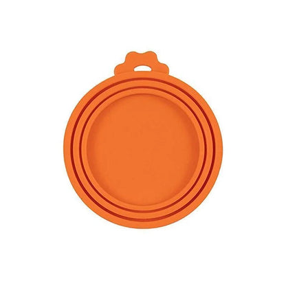 Reusable Pet Food Can Silicone Cover 3 in 1 Lid