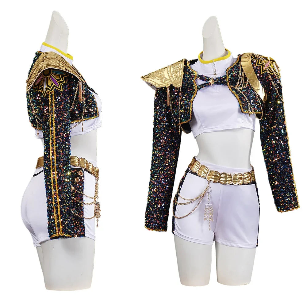 Kids Queen Cosplay Costume Girls Party Uniform Set