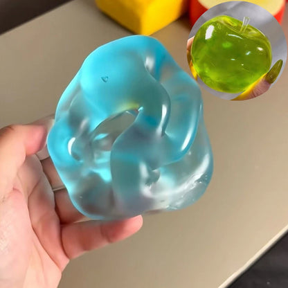 Green Apple Stress Ball Sensory Slow Rebound Squishy