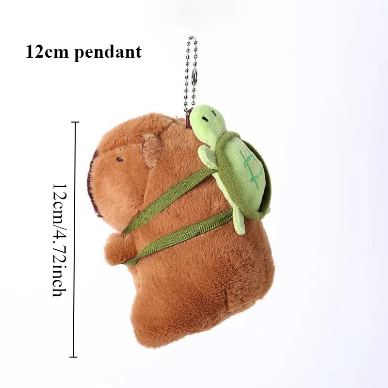 Capybara Plush Keychain Cute Bag Pendant Charm