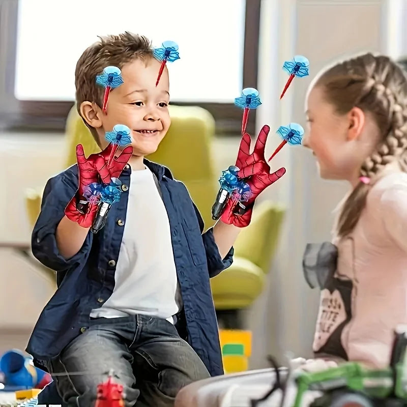 Spider Web Launcher Wrist Toy Set 2 Pack Superhero Accessories