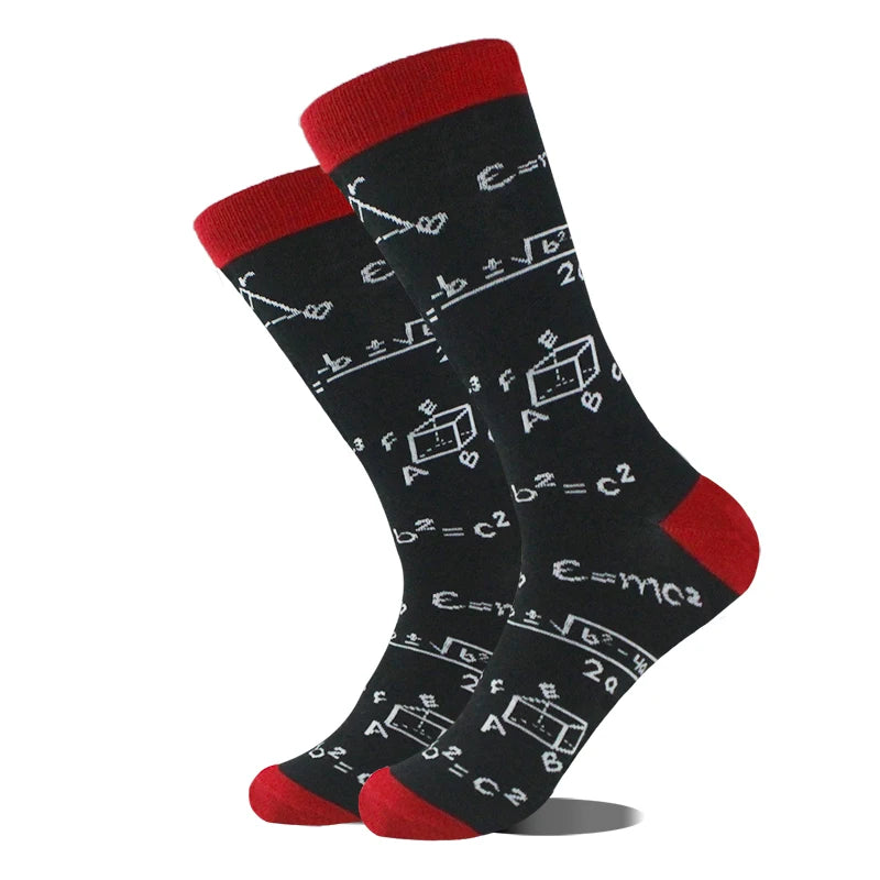 Novelty Dinosaur Crew Skateboard Socks Funny Men