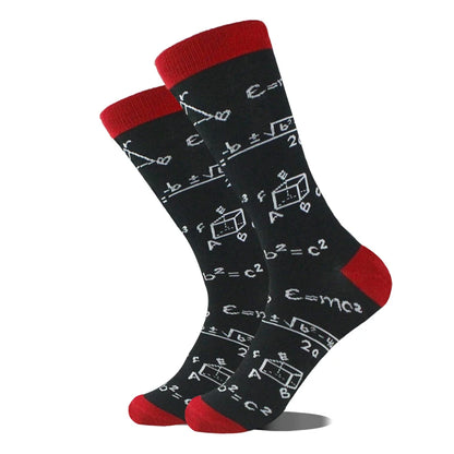 Novelty Dinosaur Crew Skateboard Socks Funny Men