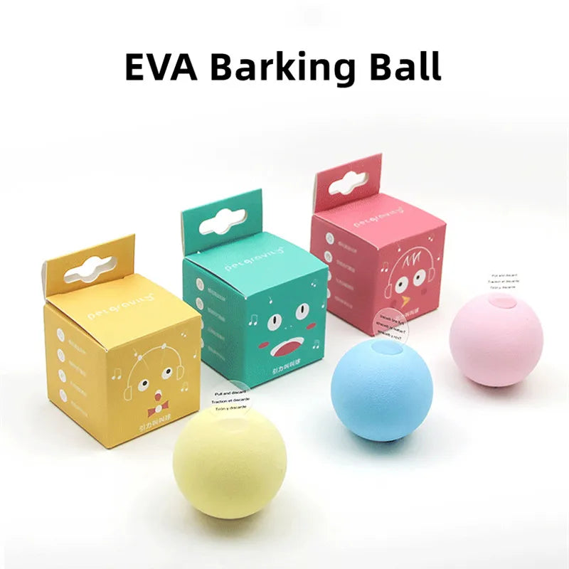 Chirping Sound Cat Toy Ball Interactive Sounding Teaser