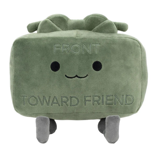 Green Square Plush Doll Cute Plush Throw Pillow Toy