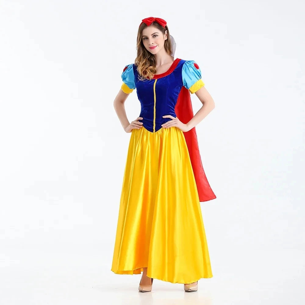 Snow White Halloween Princess Costume Adult Women Cosplay