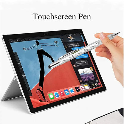 7 in 1 Multifunctional Stylus Pen Ballpoint Screwdriver Ruler Tool