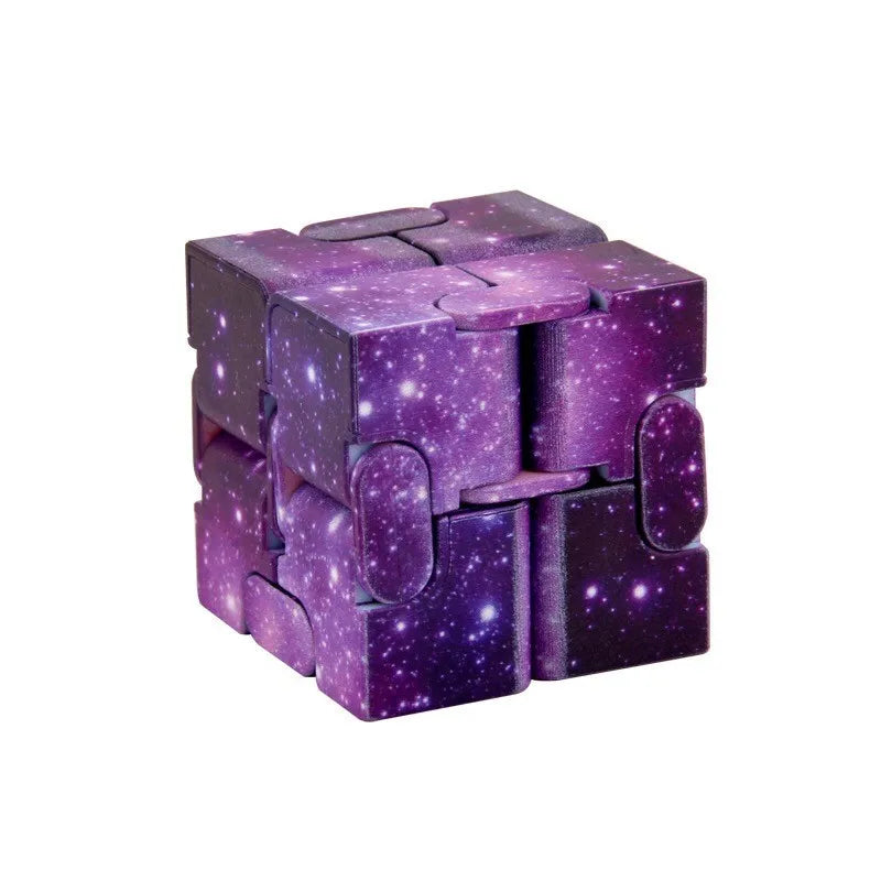 Colorful Infinity Cube Fidget Toy Starry Sky Stress Reliever