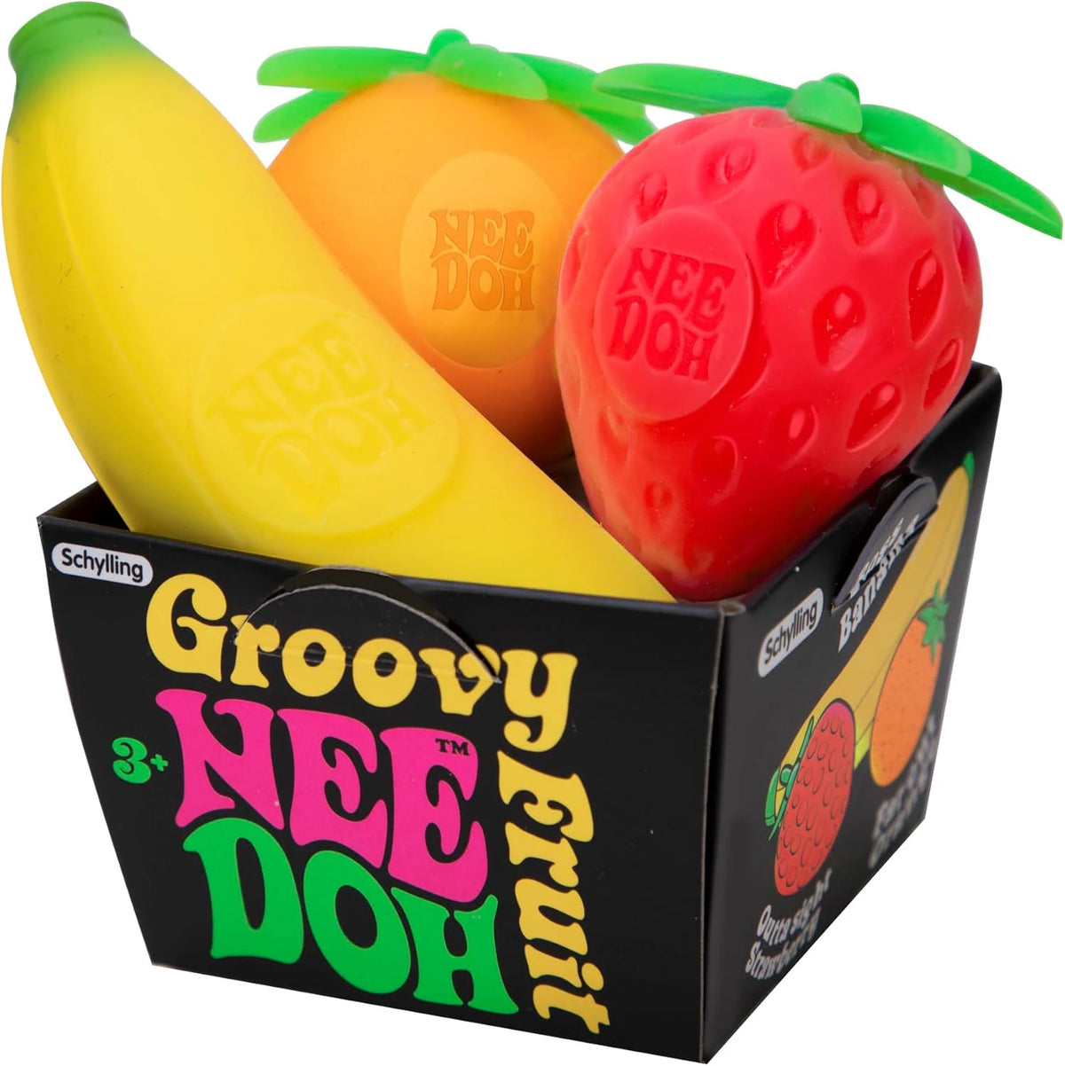 Fruit Squishy Sensory Stress Toy Simulated Orange Banana