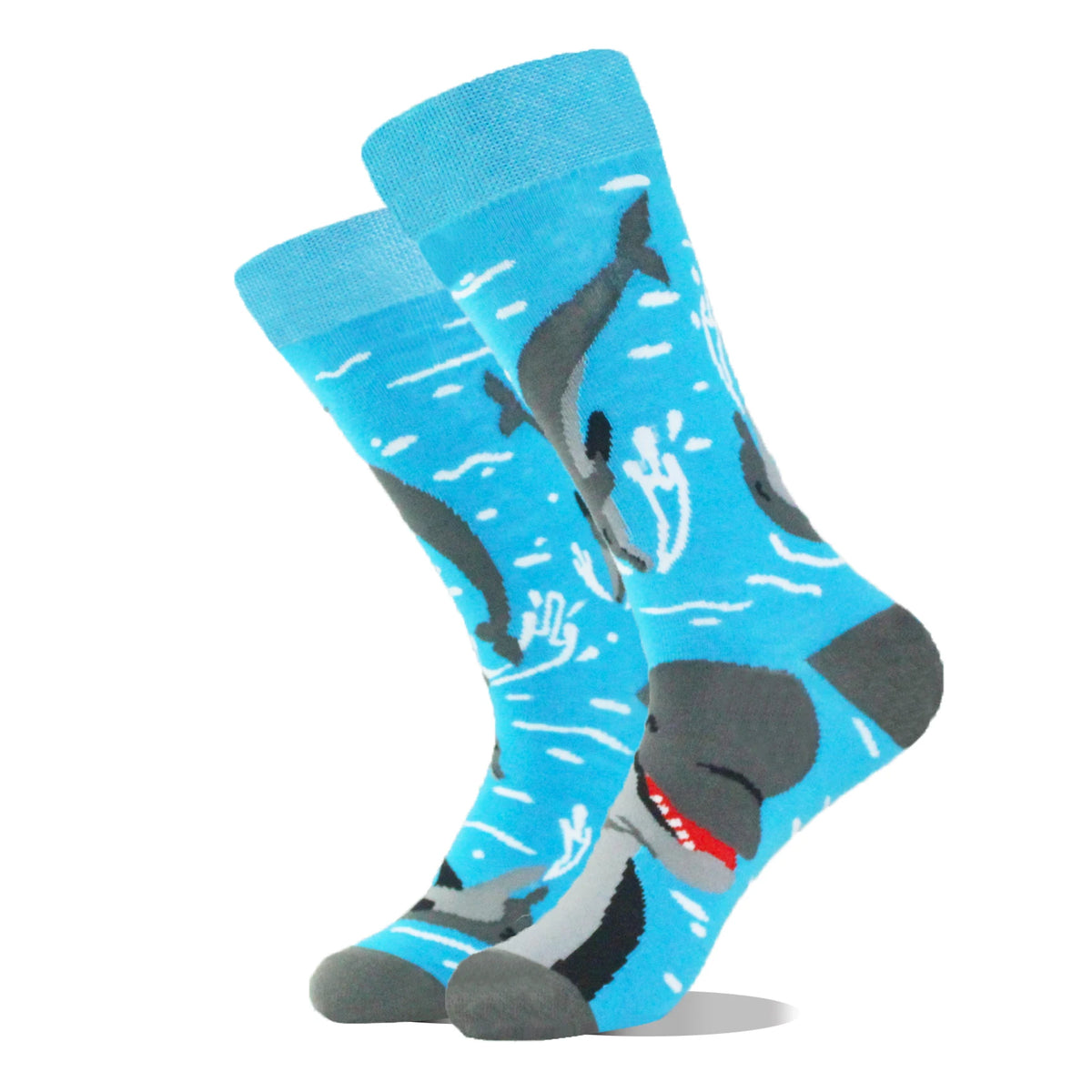 Novelty Dinosaur Crew Skateboard Socks Funny Men
