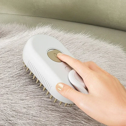 3 in 1 Steam Pet Brush Electric Cat Steamy Grooming Comb