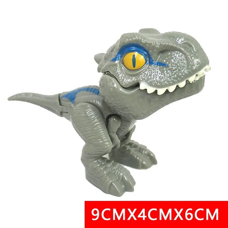 Jurassic Finger Dinosaur Triceratops Tyrannosaurus Model