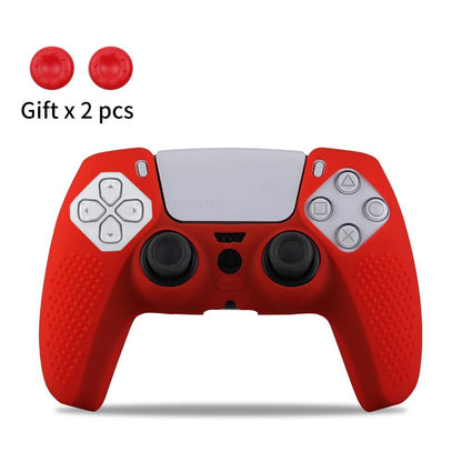 Silicone Protective Cover Sleeve For PS5 Controller Accessories Rubber Case For PS5 Slim Gamepad Joysticks Thumb Grips Caps