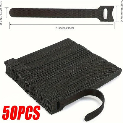 50PCS Cable Organizer Cable Management Cable Winder Tape Protector for Wire Ties Phone Accessories Organizador Cables Orginazer