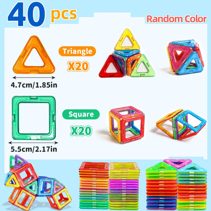 Magnetic Building Blocks Set STEM Magnet Construction Toys