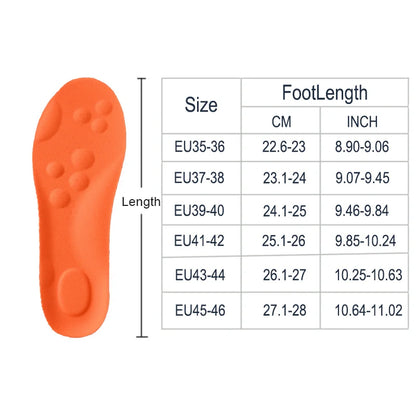 Elastic Latex Sports Insoles Breathable Arch Support Cushion