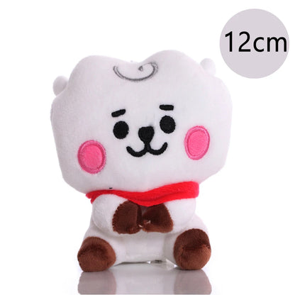 Cartoon Animal Plush Keychain Pendant Soft Bag Charm