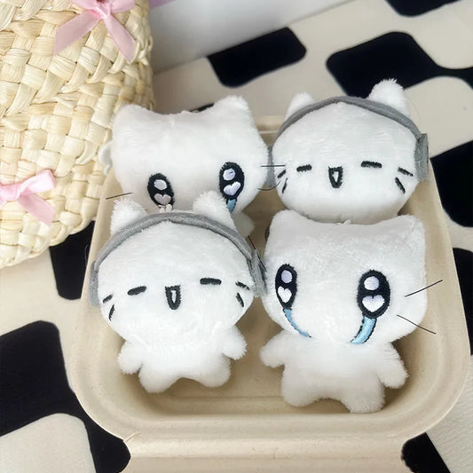Cute Cat Plush Keychain Cartoon Animal Bag Charm Pendant