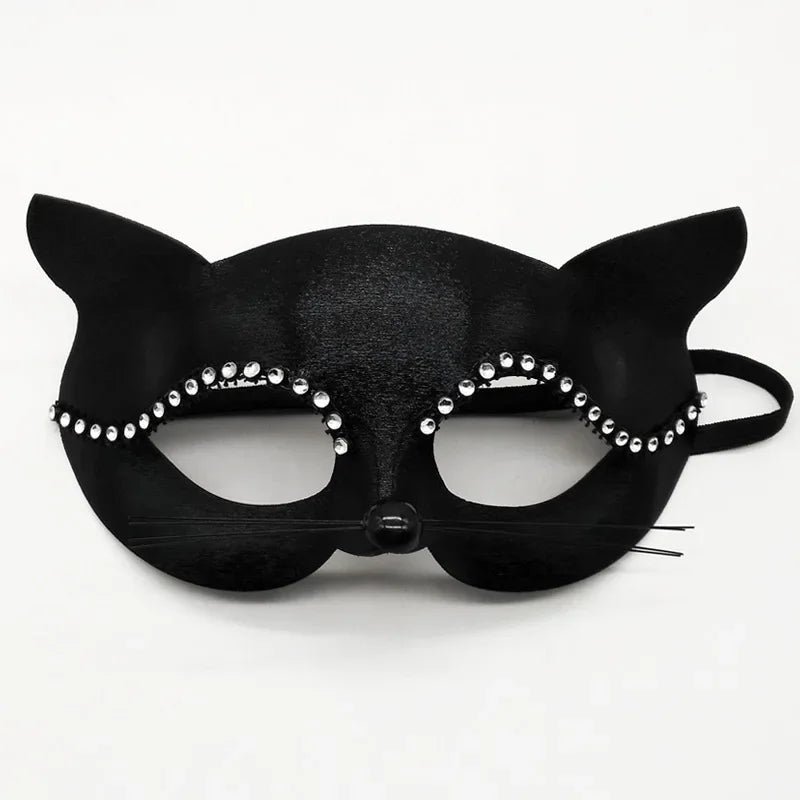 Sexy Lace Cat Masquerade Mask Women Halloween Party Prop