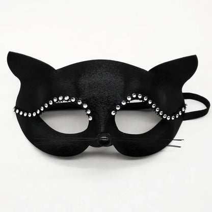 Sexy Lace Cat Masquerade Mask Women Halloween Party Prop