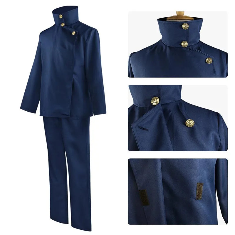 Itadori Yuji Cosplay Costume Inumaki Toge/Fushiguro Megumi Cosplay Include Uniform Pants for Anime Comic Con