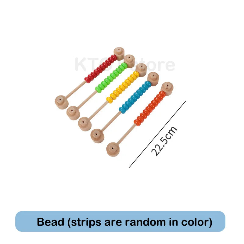 Wooden Busy Board Accessories Life Skills Training Board