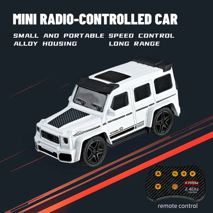 1/64 Mini RC Alloy Car Pocket Remote Control Vehicle