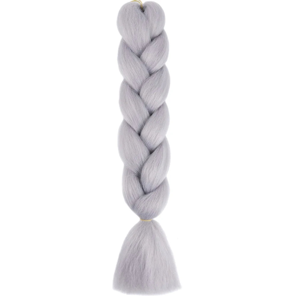 24 Inch Jumbo Braiding Hair Synthetic Afro Ombre Extensions