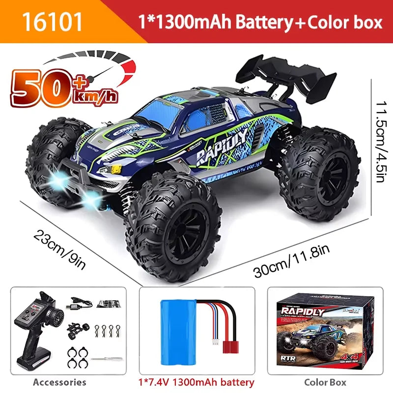 1:16 RC High Speed Off-Road Car 4WD Monster Truck Toy