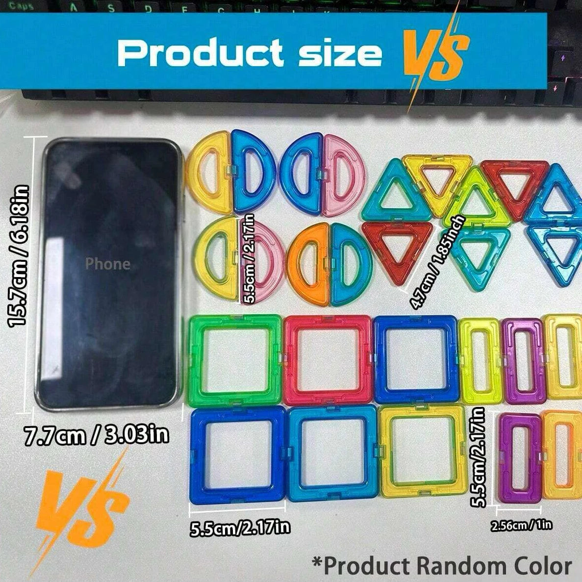 Magnetic Building Blocks Set STEM Magnet Construction Toys
