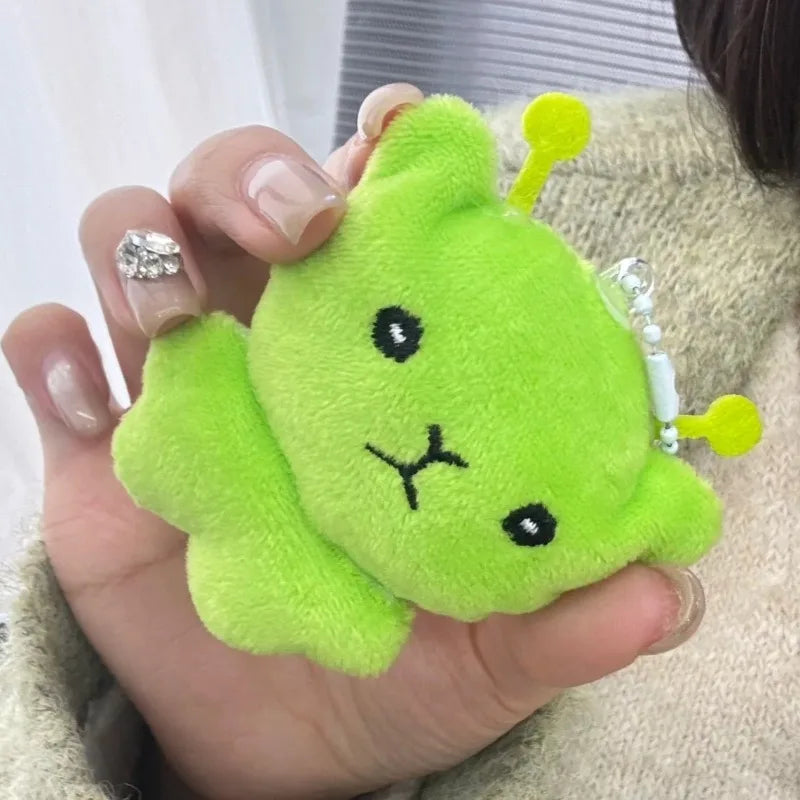 Alien Cat Plush Keychain Mini Soft Bag Pendant Accent