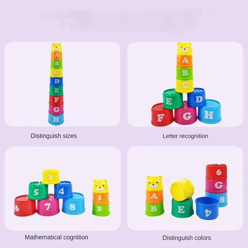 Quick Stacking Speed Cup Game Brain Response Battle