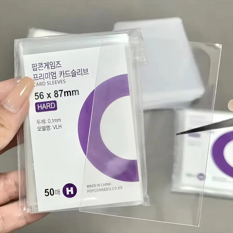 Transparent Idol Card Protective Sleeves Waterproof Holders