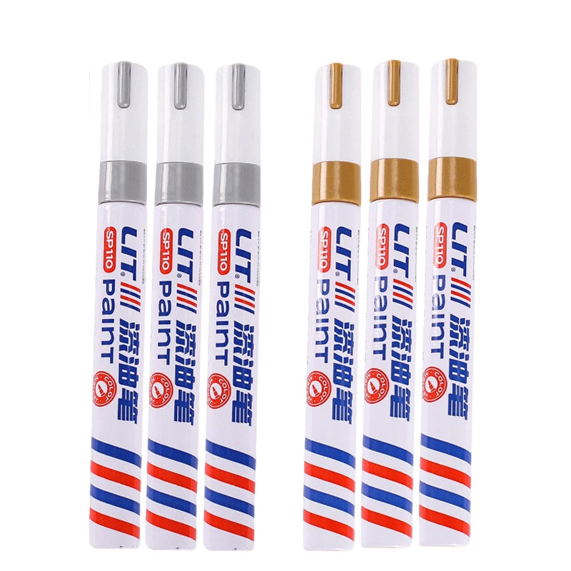 Waterproof Permanent Paint Marker Set 3mm Oil Based Pens