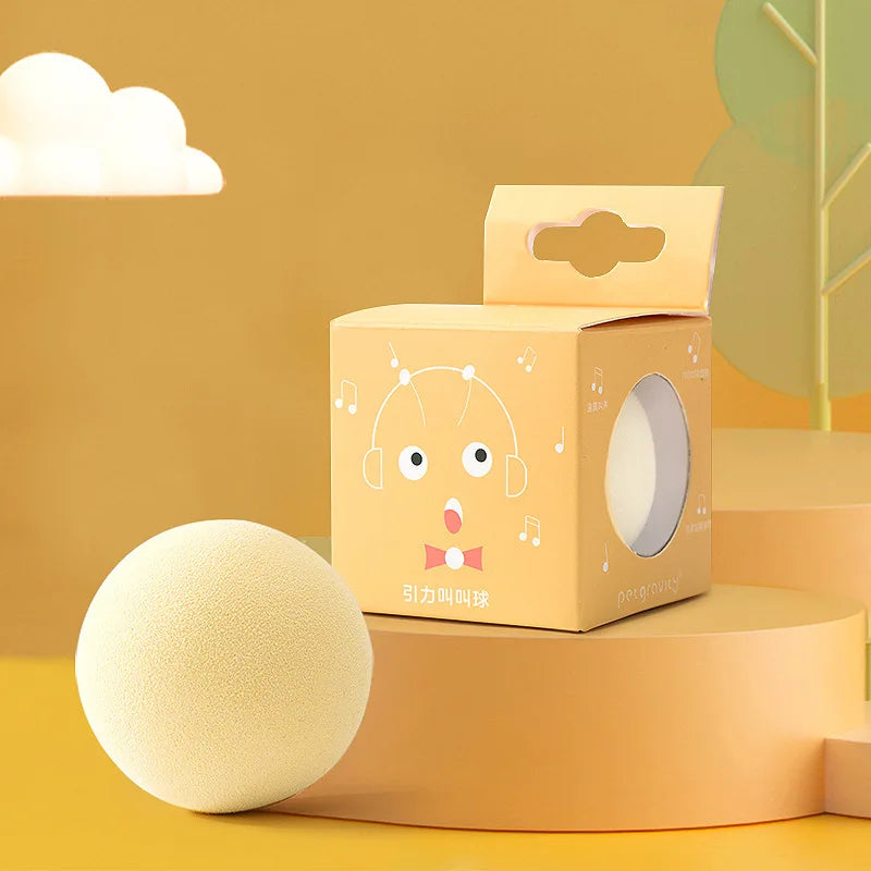 Chirping Sound Cat Toy Ball Interactive Sounding Teaser