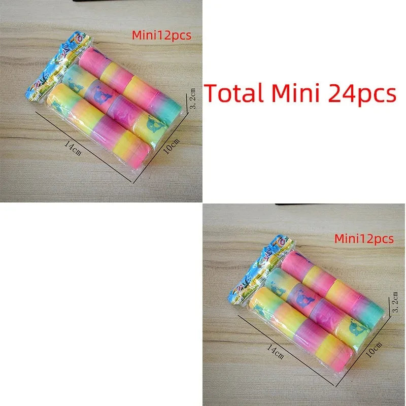 24 Pack Rainbow Magic Springs Kids Party Favor Toys