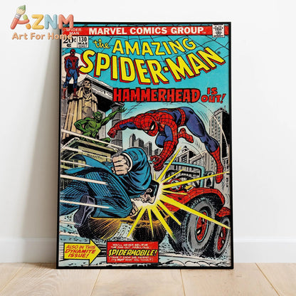 Superhero Comic Book Covers Canvas Poster Wall Art Print
