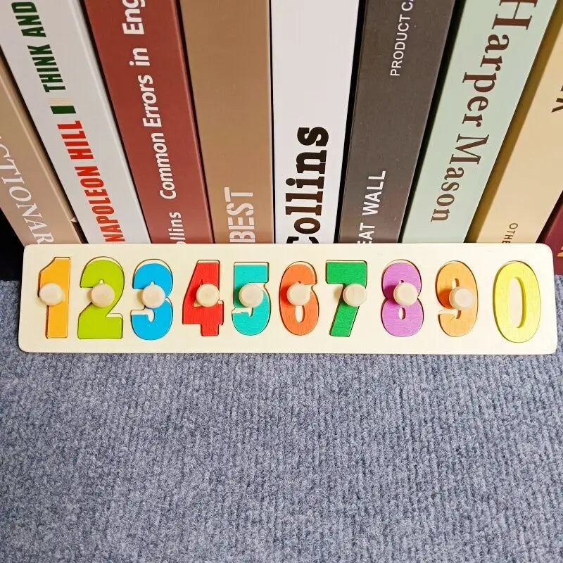 Shape Matching Toy - Montessori Wooden Toys for Children & Toddlers