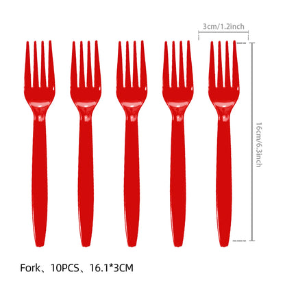 Birthday Party Supplies Set Disposable Tableware Decor