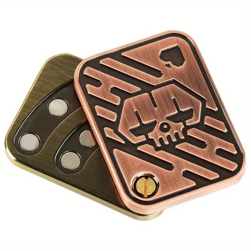 Metal EDC Push Slider Magnetic Poker Fidget Stress Toy