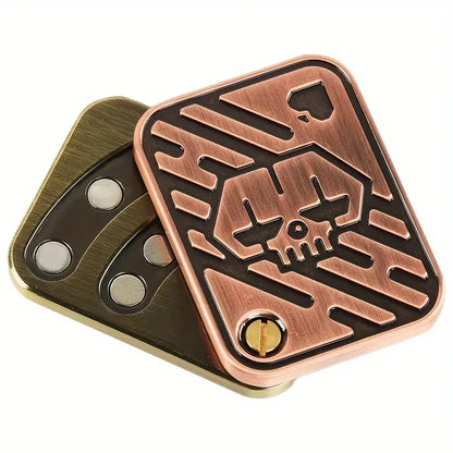 Metal EDC Push Slider Magnetic Poker Fidget Stress Toy